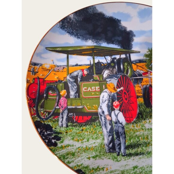 Limited Edition Threshing Scene Collectors Plate SUPER RARE - Picture 2 of 7